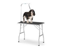 Floofi Pet Grooming Table 90cm Single Pole (Black)