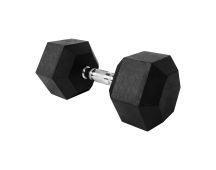 VERPEAK Rubber Hex Dumbbells 15kg -