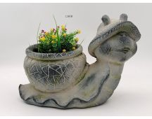 Snail with pot Planter