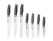 Warmot 7-Piece High Carbon Stainless Steel Ultra Chef Knife Set with Gift Box (317-7)