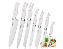 Warmot 7-Piece Ultra Sharp Chefs Knife Set with Gift Box (956-7)