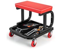 Garage Roller Seat Car Creeper Seat with Tool Tray Storage for Garages Mechanic Roller Seat