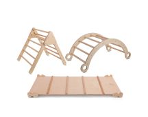 Lifespan Kids Pikler Climbing Frame Package with Slide, Arch and Triangle