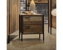 Bedside Table 2 drawers Night Stand Particle Board Construction in Oak Colour