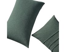 Set of 2 100% Jersey Cotton Soft Breathable Stretchy Standard Pillowcase - Forest Green