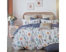 300TC Adriana Reversible Cotton Quilt Cover Set King