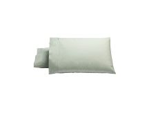 Bianca Pair of Heston Cotton Percale Standard Pillowcases Silver