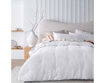 Accessorize Elma White Jacquard 3 Piece Comforter Set King