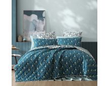 Logan and Mason Serendipity 100% Cotton Reversible Quilted Coverlet Set Queen/King