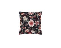 Logan and Mason Shanghai Nights Black Square Filled Cushion 45 x 45cm