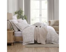 Private Collection Quinn Stone Yarn Dyed Jacquard Quilt Cover Set King