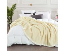 Alastairs Australian Merino Wool Blanket Cream - Queen