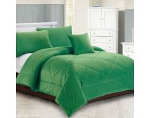 Georges Fine Linens Carrington Quilt / Comforter Set Green Super King