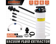 HORUSDY 7L Manual & Pneumatic Oil Extractor Waste Fluid Transfer Pump Suction