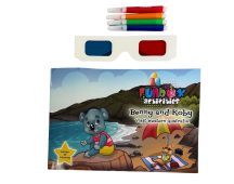 Funbox 3D Colouring Set Benny & Koby Western Australia Kids Childrens Toy 3+