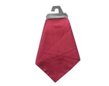 Mens POCKET SQUARE Party Silk Suit Handkerchief Kerchief Hanky Wedding - Burgundy