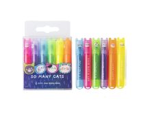 6pcs So Many Cats Cute Scented Mini Highlighter Pens