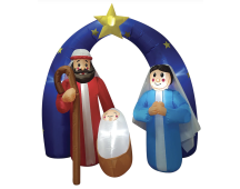 180cm Xmas Inflatable Christmas Decor Nativity Sence Jesus Christ Virgin Mary