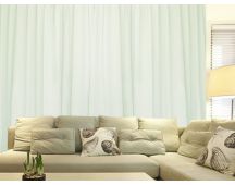 Milk White Large Curtains 570x270cm PINCH PLEAT 2 panel High Level Fab. for Wall