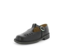 WILDE SCHOOL Girl's JENNY-Jnr School Black/Smooth Shoe 1US