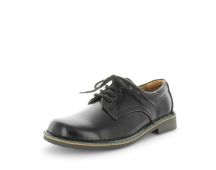 WILDE SCHOOL Girl's JEZRA-Jnr School Black Off Shine Shoe 10US