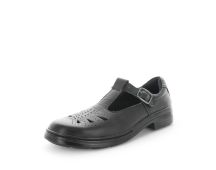 WILDE SCHOOL Girl's JESSE School Black Smooth Shoe 8US