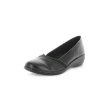 AEROCUSHION Women's MARLISE Wedges Black Shoe 10US