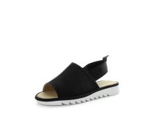 AEROCUSHION Women's MARLY Sandals Black Shoe 7US