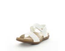 AEROCUSHION Women's MENDRA Sandals White Shoe 37EU