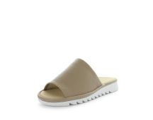 AEROCUSHION Women's MERINA Slides Beige Shoe 10US