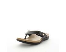 AEROCUSHION Women's MESPY Slides Black Shoe 38EU