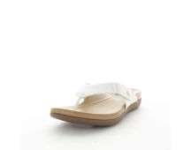 AEROCUSHION Women's MESPY Slides White Shoe 36EU