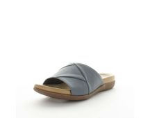 AEROCUSHION Women's MIANA Slides Blue Shoe 37EU