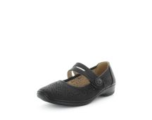 AEROCUSHION Women's MIKERII Flats Black Shoe 10US