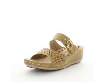 AEROCUSHION Women's MODIE Sandals Tan Shoe 38EU