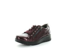 AEROCUSHION Women's MOUSSE Sneakers Wine Patent Shoe 5US