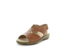 KIARFLEX Women's KADE Sandals Tan Shoe 39EU