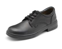 ROC SHOES Girl's LARRIKIN School Black Shoe 11US