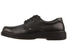 ROC SHOES Boy's STROBE-Y School Black Shoe 2US