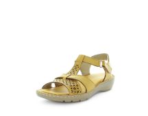 SOFT TREAD ALLINO Women's BORA Sandals Mustard Shoe 41EU