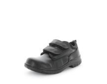 WILDE SCHOOL Girl's JACEN School Black Smooth Shoe 10US