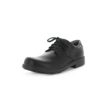 WILDE SCHOOL Boy's JOHNSON School Black Smooth Shoe 42EU