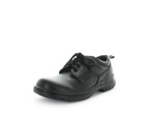 WILDE SCHOOL Girl's JUSTICE School Black Smooth Shoe 11US