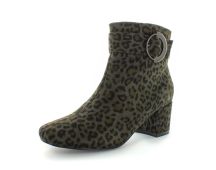 WILDE Women's SAVINA Boots Khaki Leopard Shoe 37EU