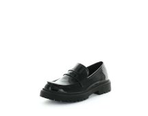 WILDE Women's SHERLEE Loafers / Slip ons Black Patent Shoe 37EU