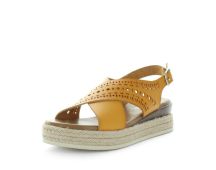 WILDE Women's SOLAF Sandals Mustard Shoe 38EU