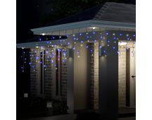 300 LED Icicle Flashing Lights available in 4 Colors - Cool White