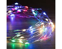 Battery Operated 30 LED Wire Pin Lights – 3m, available in 3 Colors - Multicolor