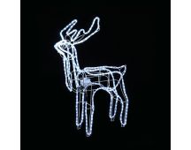 LED Ropelight Standing Reindeer Small Moving Cool White available in 2 types - Standing