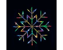 LED Snowflake Silhouette Flashing available in 2 Colors - Cool White